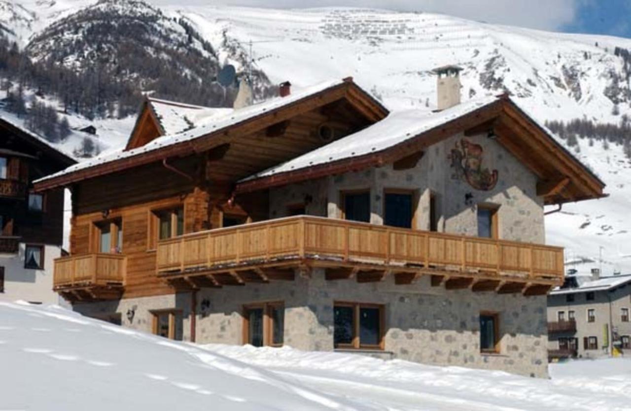 Ferienwohnung Castagne Baitel Li Pigna Livigno Exterior foto