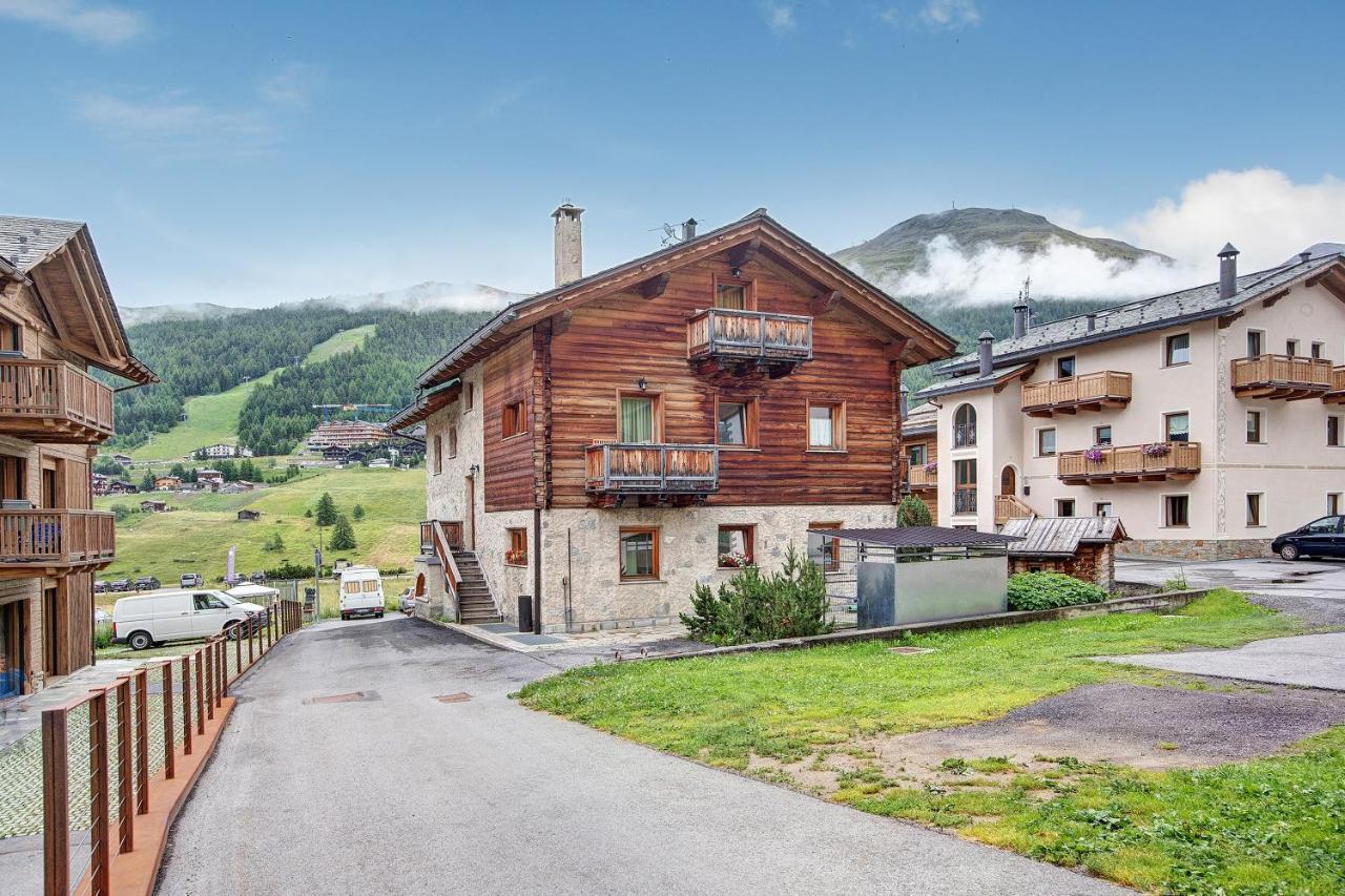 Ferienwohnung Castagne Baitel Li Pigna Livigno Exterior foto